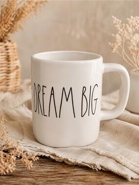 Rae Dunn Dream‎ Big Mug Farmhouse Ceramic Coffee Cup
